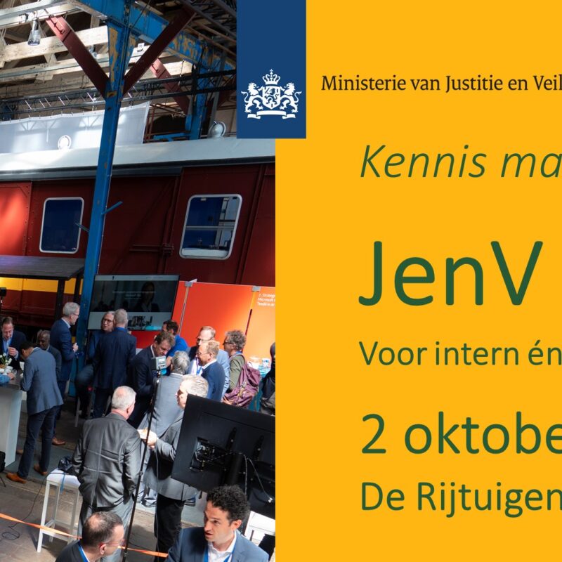 Kennis maken, kennis delen op JenV carrière event